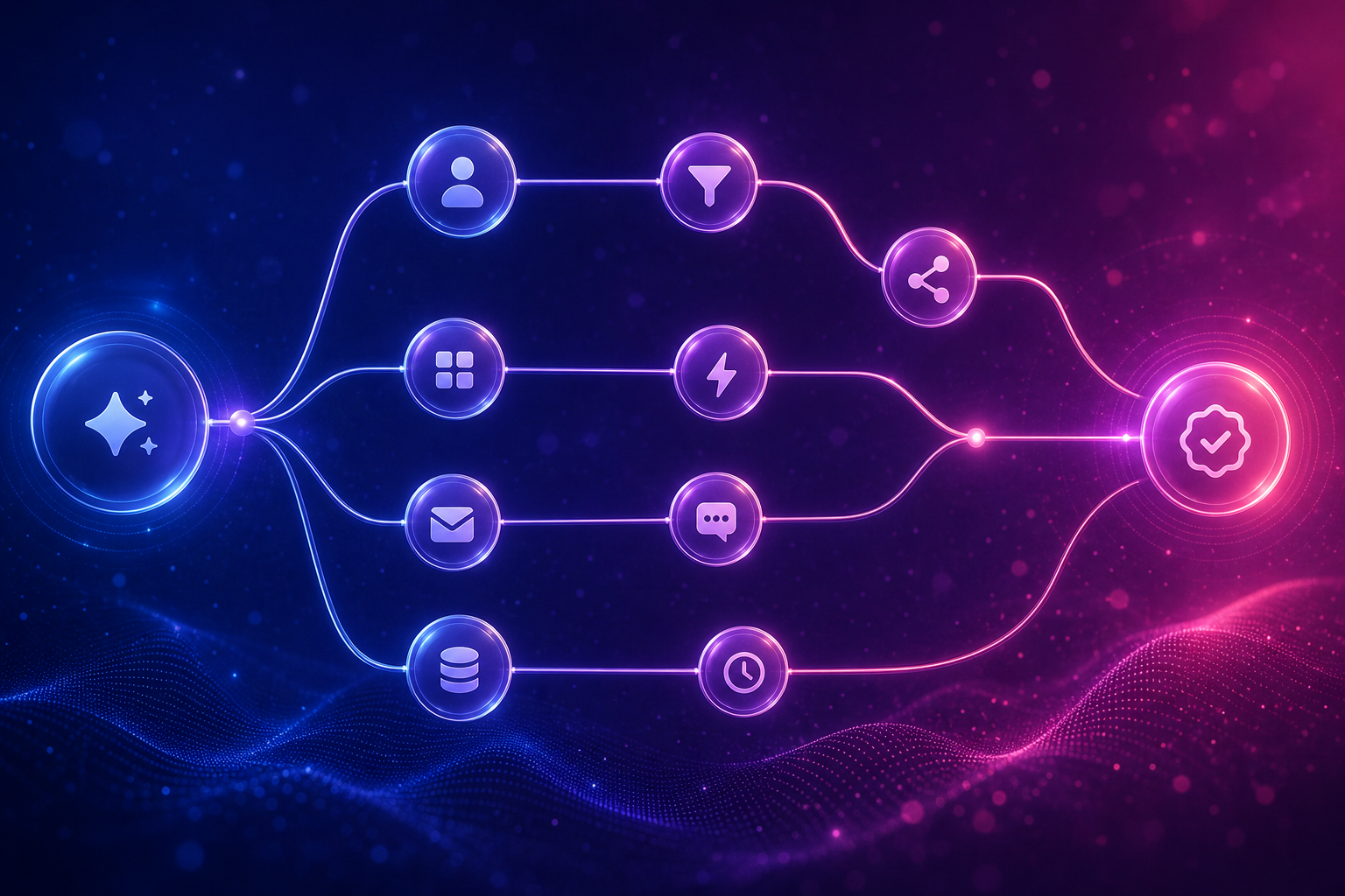 A no-code Make.com automation scenario built on GLYDE Unity recruiting data